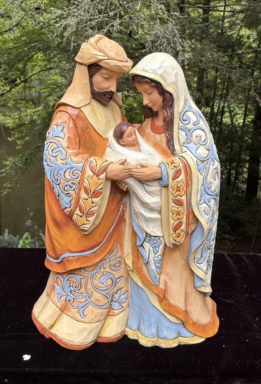 Jim Shore Blessed Be the Holy Three Holy Family #4059923 Figurine MIB! EX